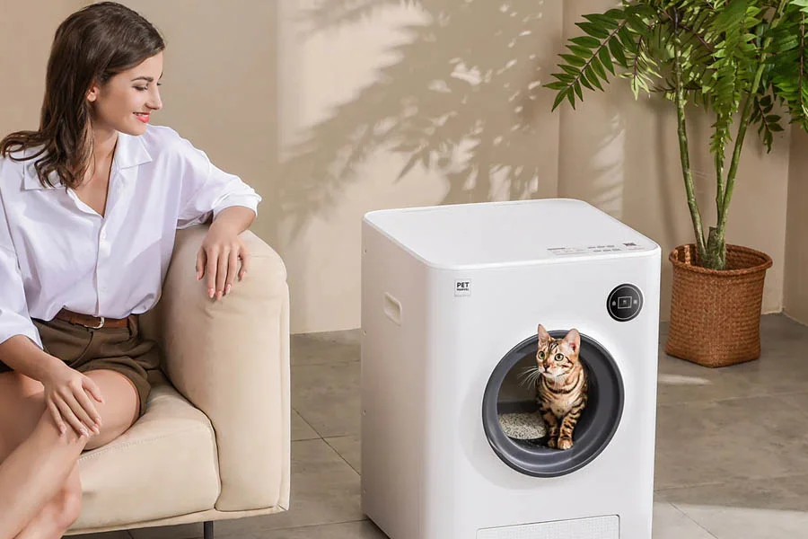 mess free cat litter box